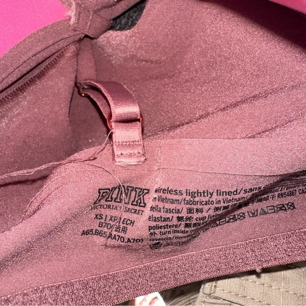 Pink Victorias Secret cami bra XS rose - Picture 3 of 3